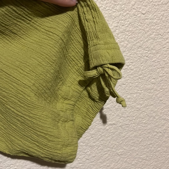 Chicos 100% Cotton Drawstring Pant - Size 1 (M/8) - Picture 3 of 8